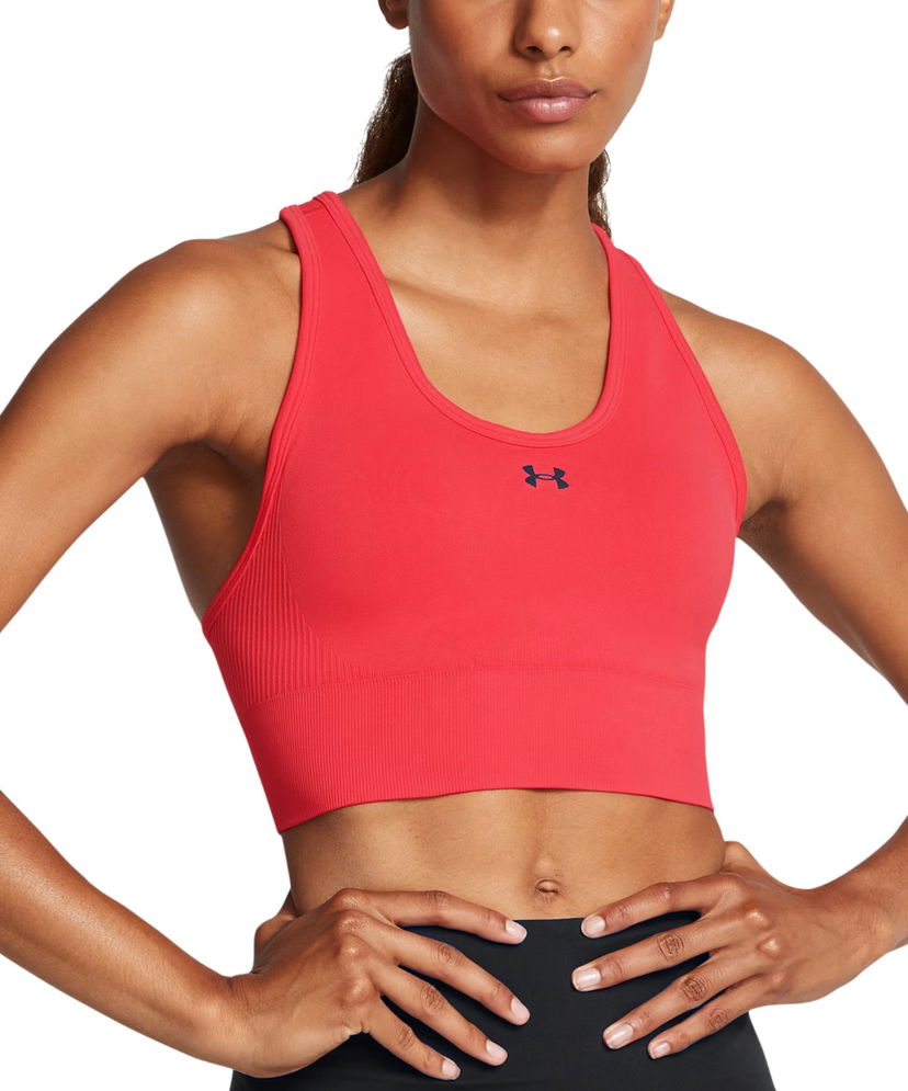 Bh Under Armour Seamless Mid Bra Rød | 1384419-713