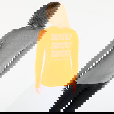 T-shirt Saysky Reflective Logo Pace Long Sleeve Orange | owrls20c4008-owrls20c4008, 3