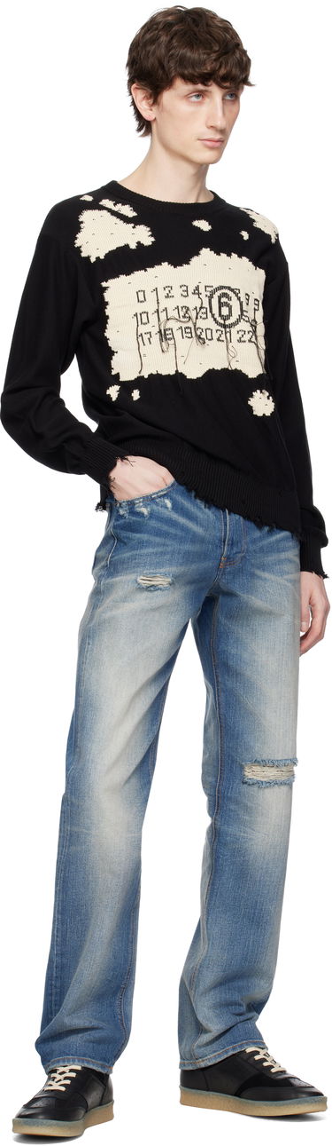 Jeans Maison Margiela MM6 Maison Margiela 5 Pockets Jeans Blå | SH0LA0019 M30016, 3