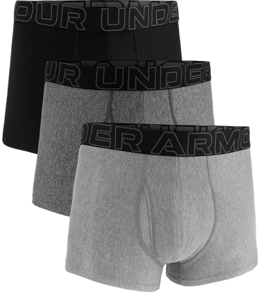 Boksere Under Armour Performance Tech™ 3" 3P Grå | 1383882-035, 2