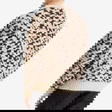 Sweater Patta Patta Leopard Brushed Knit Jumper Beige | POC-SS25-7020-324-0002-084, 3