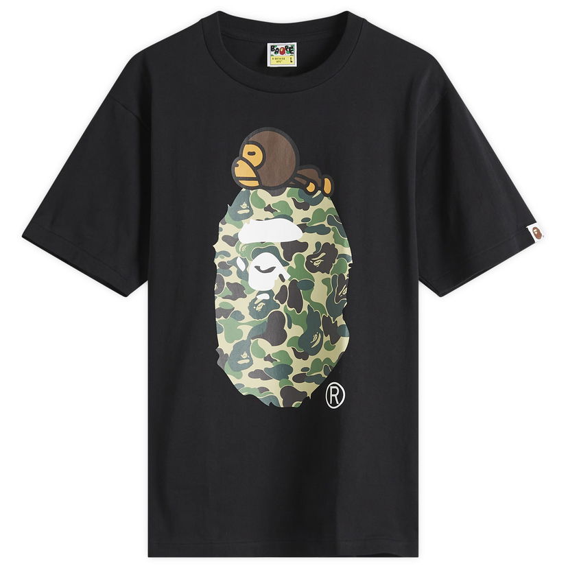 T-shirt BAPE A Bathing Ape ABC Camoilo On Big Ape T-Shirt Sort | 002TEL301002M-BGN