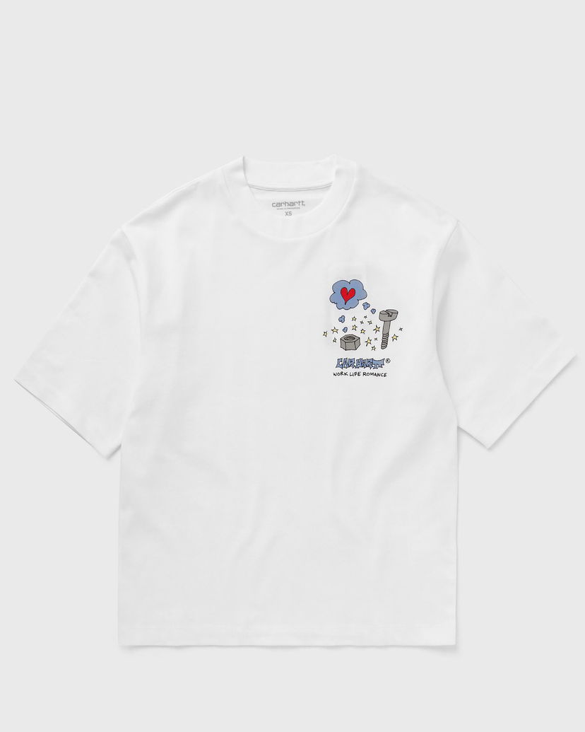 T-shirt Carhartt WIP Short Sleeve Office Supplies T-Shirt Hvid | I035255-02.XX