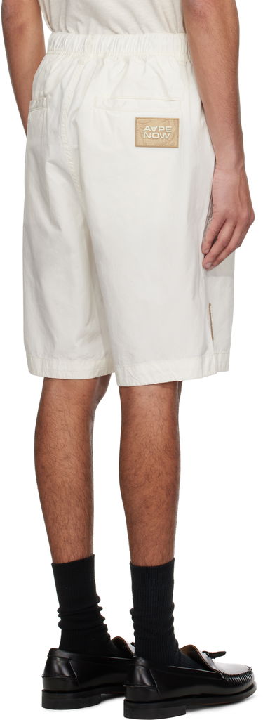 Shorts AAPE by A Bathing Ape AAPE by A Bathing Ape 'AAPE Now' Woven Shorts Hvid | AAPSPMB670XXNIVX, 2