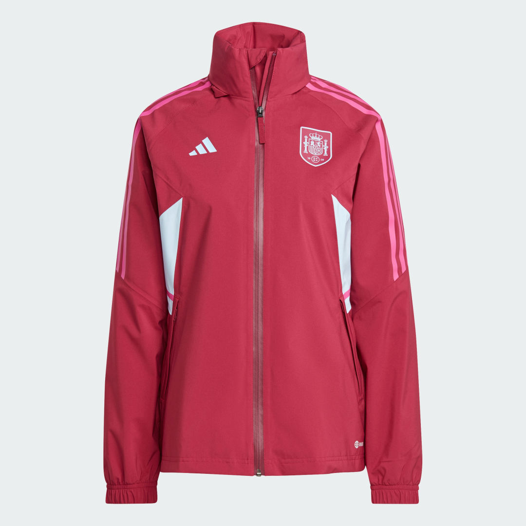 Jakke adidas Performance FEF RAIN JKTW Rød | HT4321, 1