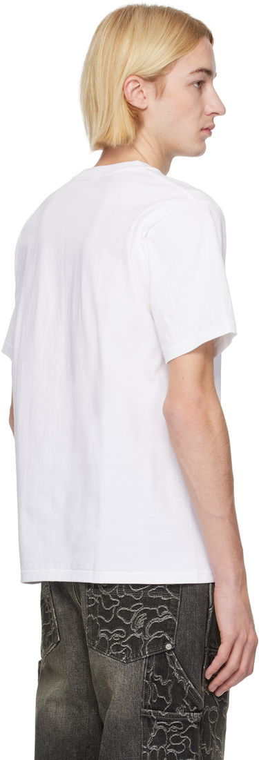 T-shirt BAPE ABC CAMO COLLEGE T-shirt Hvid | 001TEK801005MWH0, 3