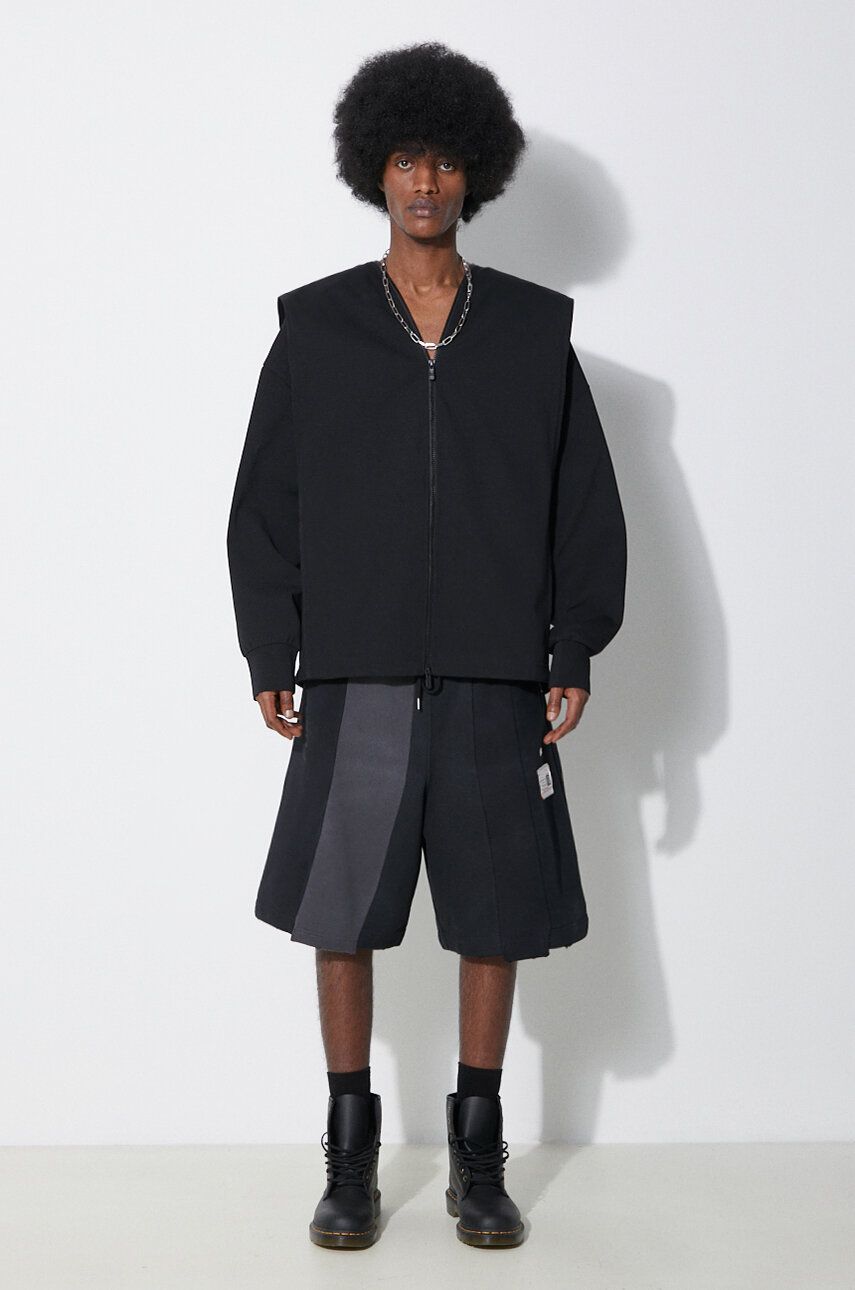 Shorts Maison MIHARA YASUHIRO Maison MIHARA YASUHIRO Vertical Switching Shorts Sort | A12SP563, 1