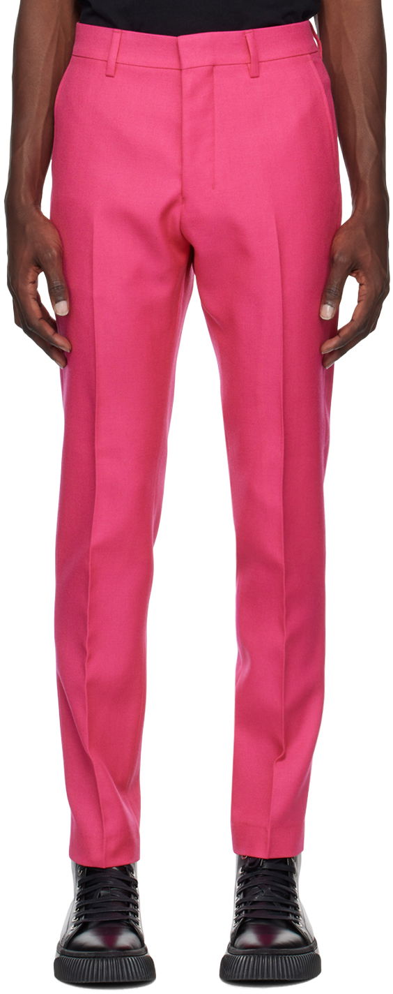 Bukser AMI Cigarette Trousers Lyserød | HTR004.286, 0
