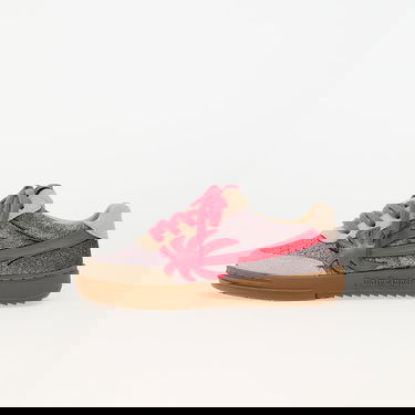 Sneakers og sko Palm Angels Kids Palm Beach University Glitter Silver Lilla | PGIA014S25LEA0017229, 0