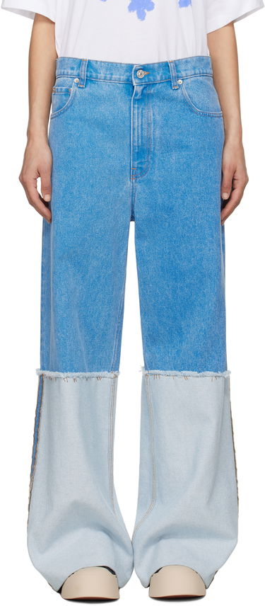 Jeans Marni Marni Two-Tone Wide Leg Jeans Blå | PAJD0559A0 USCW91, 0