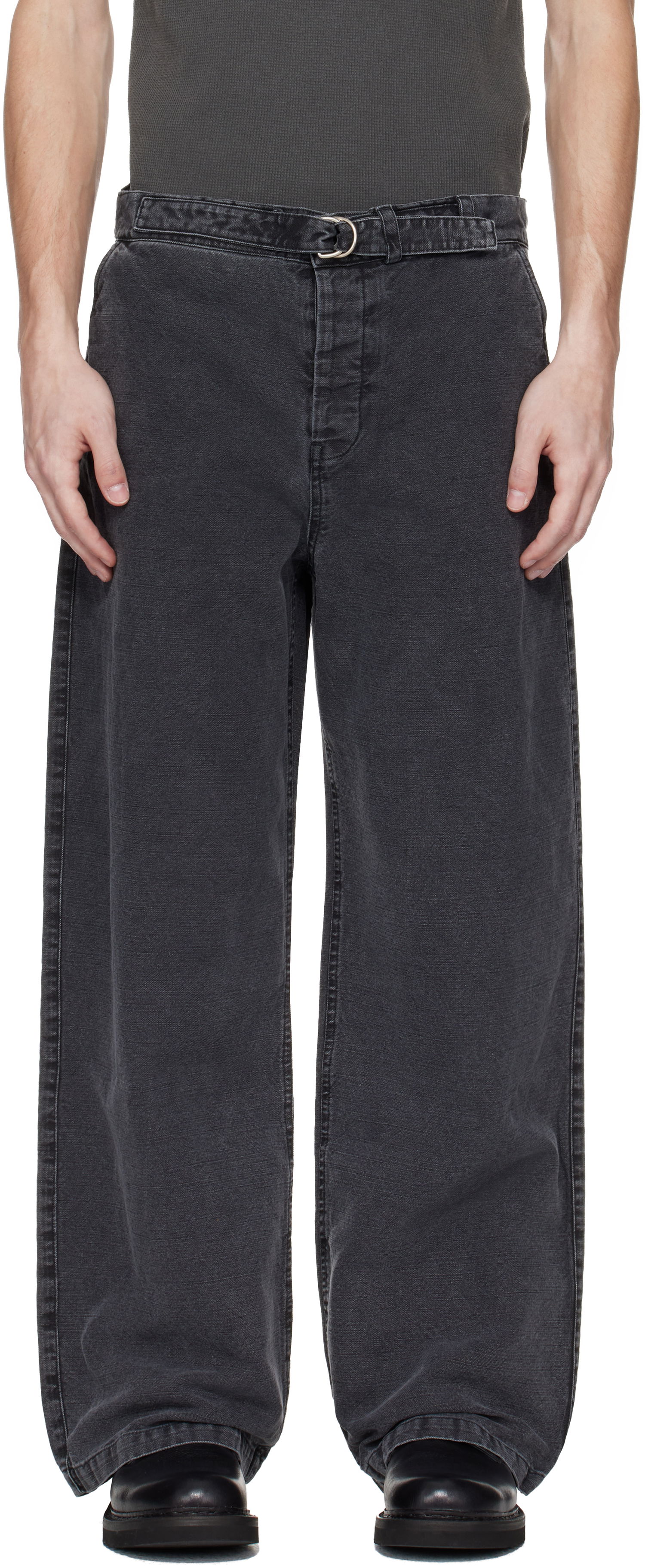 Bukser OUR LEGACY Our Legacy Stern Chino Trousers Sort | M2254SB, 0