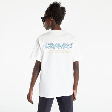 T-shirt GRAMICCI Mountaineering Tee Hvid | G2FU-T049 White / Blue, 4