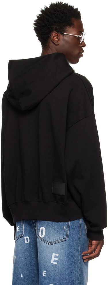 Sweatshirt We11done Printed Hoodie Sort | WD-TH3-22-807-U-BK, 2