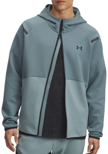 Sweatshirt Under Armour Unstoppable Fleece Full-Zip Hoodie Turkis | 1389352-587, 0