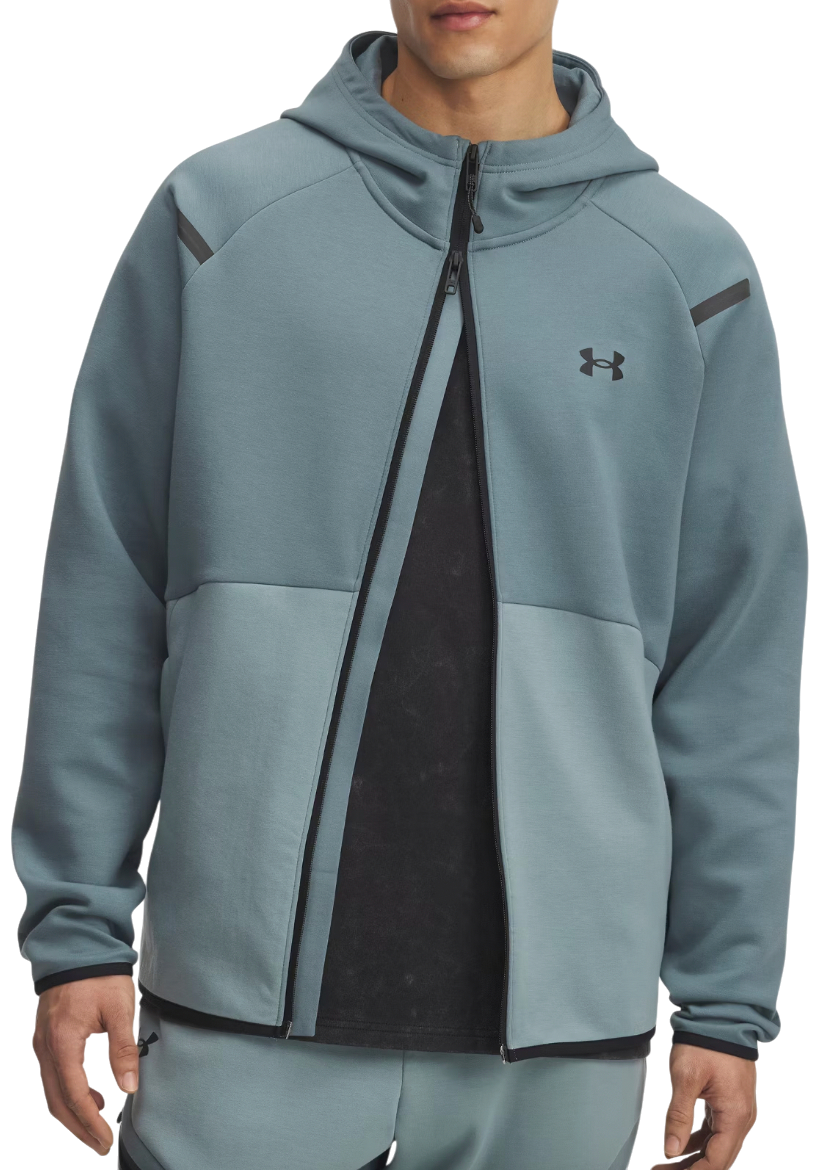 Sweatshirt Under Armour Unstoppable Fleece Full-Zip Hoodie Turkis | 1389352-587