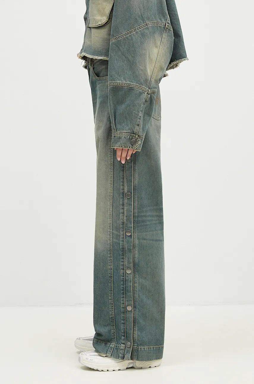 Jeans Martine Rose High Waist Jeans Blå | 240WD02501, 1