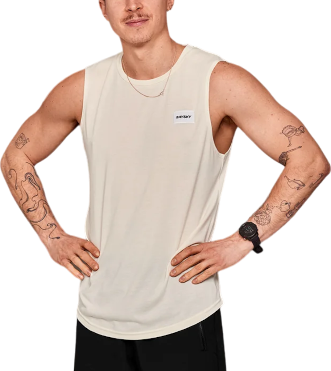 Tanktop Saysky Saysky Clean Motion Tank Top Hvid | xmrsi51c102, 0