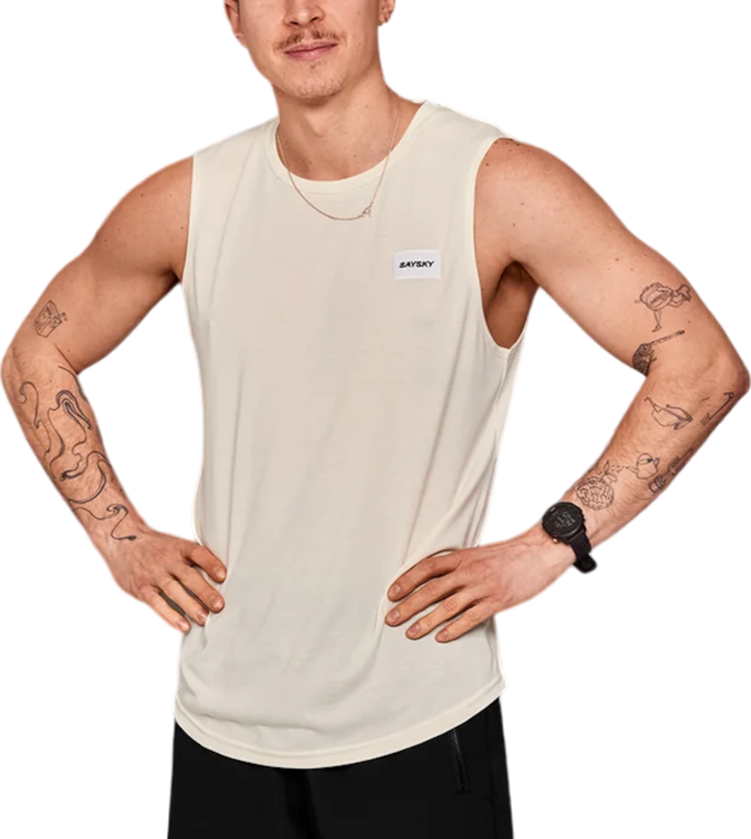 Tanktop Saysky Saysky Clean Motion Tank Top Hvid | xmrsi51c102