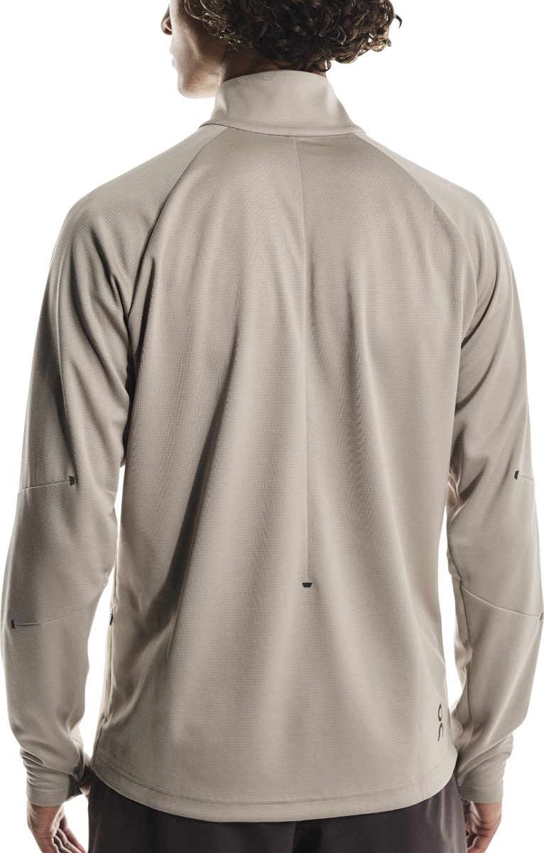 Skjorte On Running Climate Long-Sleeve Half-Zip Shirt Beige | 1me10600603, 1