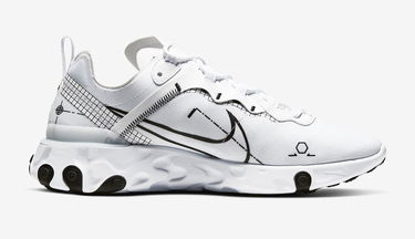 Sneakers og sko Nike React Element Hvid | CU3009-100, 2