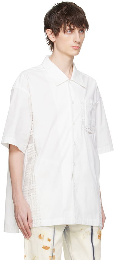 Skjorte Feng Chen Wang Feng Chen Wang Paneled Shirt Hvid | FUS17SR04W, 1