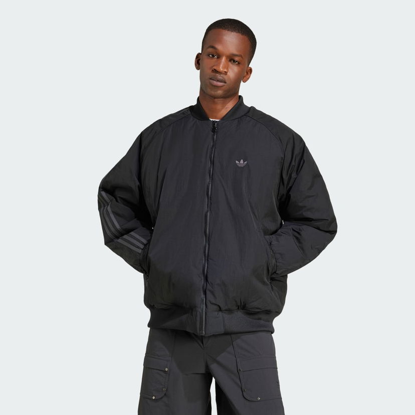 Bomberjakke adidas Performance Oversized Bomber Jacket Sort | JC7546