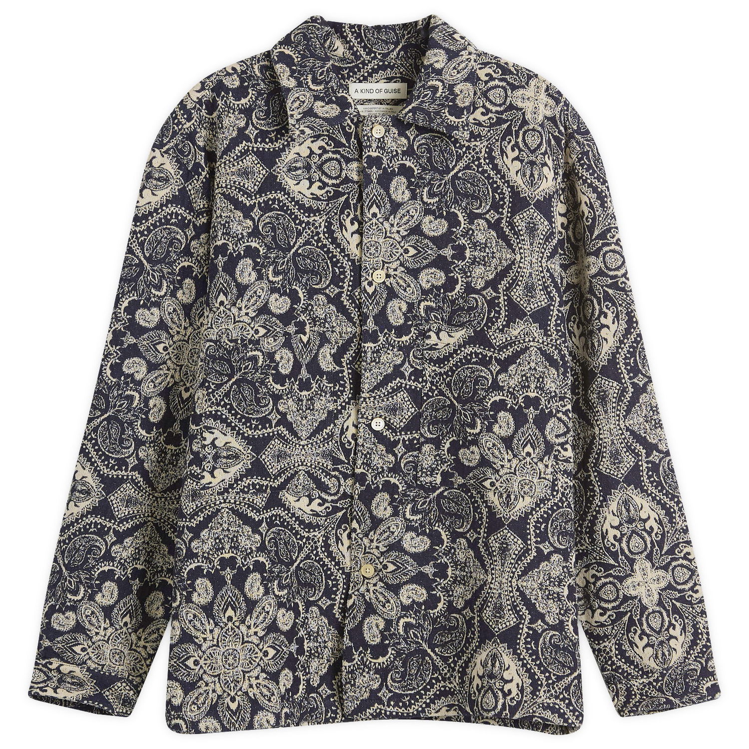 Skjorte A Kind of Guise A Kind of Guise Sayan Shirt Jacket Mørkeblå | 156-13805-601, 1