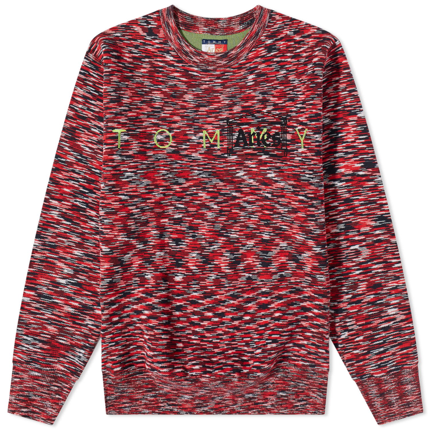 Sweater Tommy Hilfiger Logo Crew Sweat x Aries Rød | DM0DM16547DW5, 0