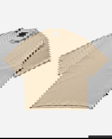 Crop top Alpha Industries UV Protection Base T-Shirt Beige | 756503 300, 0