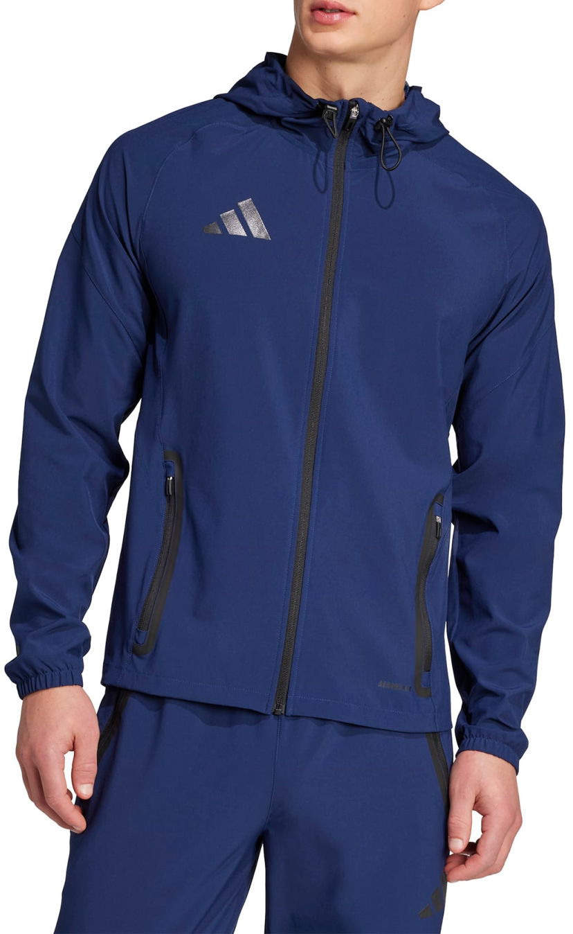 Sweatshirt adidas Originals Hooded Training Jacket Blå | jy0522