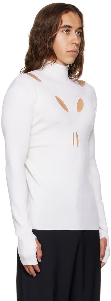 Sweater Dion Lee Cutout Turtleneck Top Hvid | C7079P22, 1