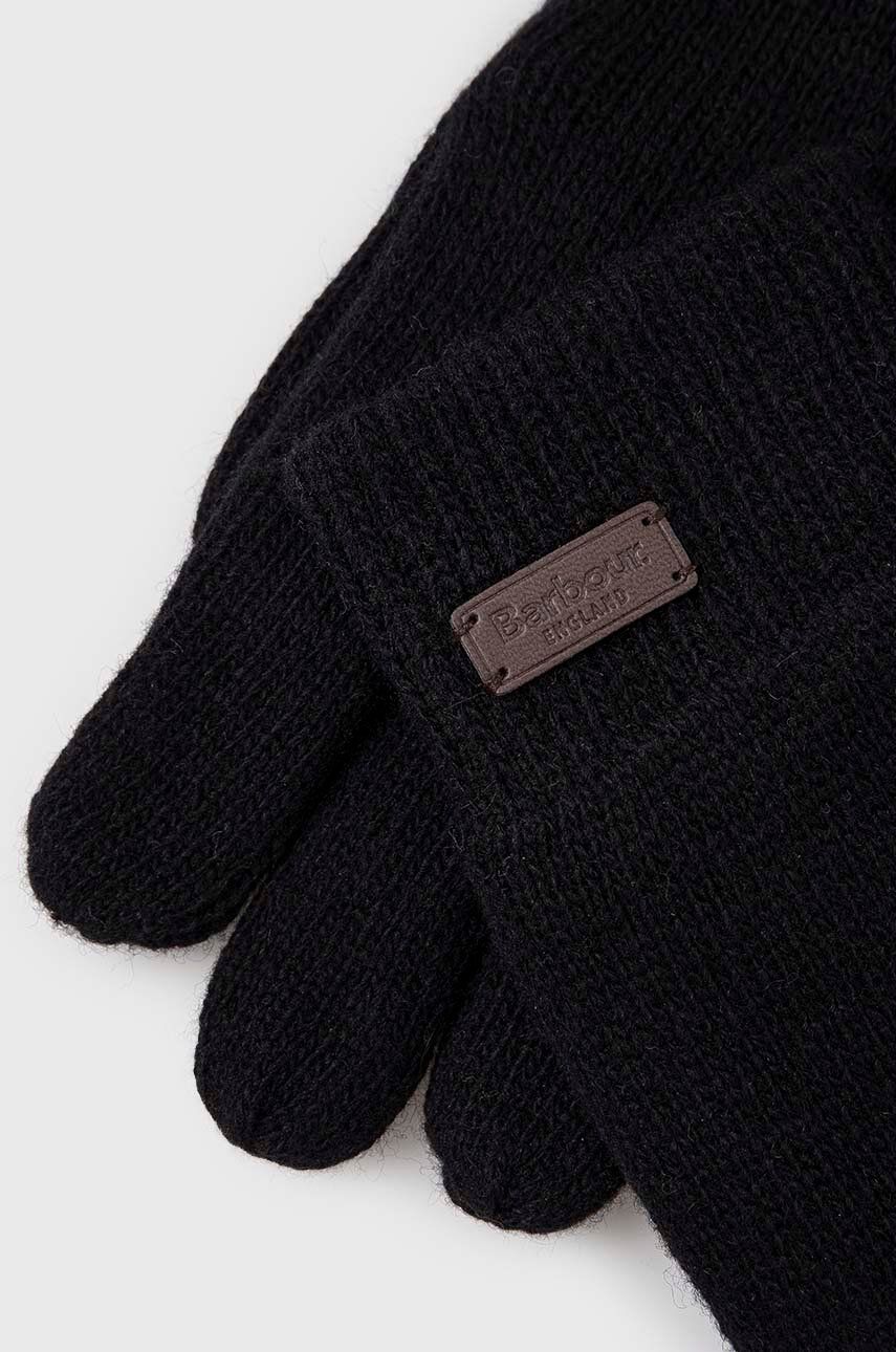 Handsker Barbour Carlton Knit Gloves Sort | MGL0065, 1