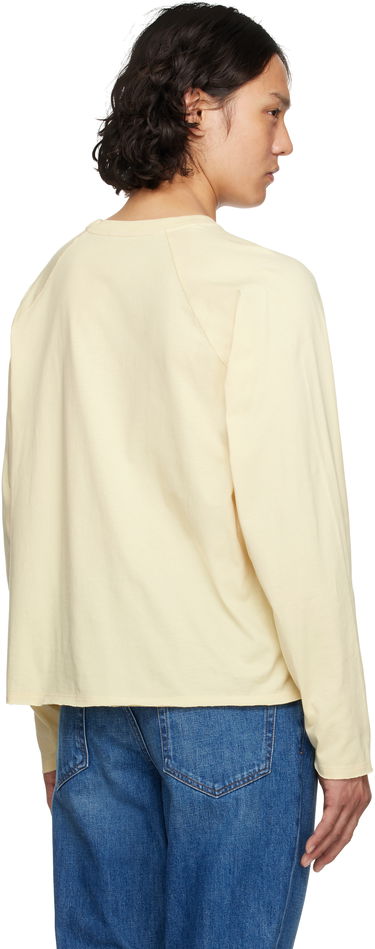T-shirt The Row The Row Jameson Long Sleeve T-Shirt Gul | 875-K636, 2