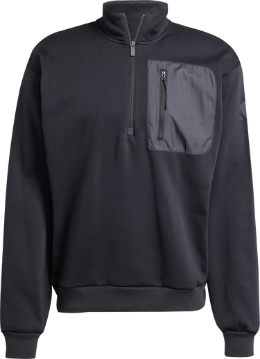 Sweatshirt adidas Originals adidas City Escape Fleece Half-Zip Sweatshirt Sort | jf3290, 0