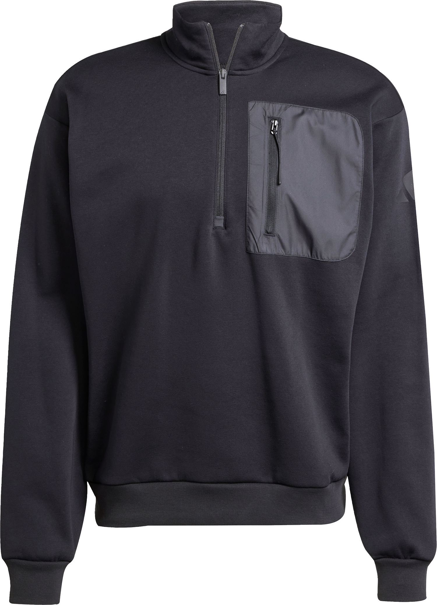 Sweatshirt adidas Originals adidas City Escape Fleece Half-Zip Sweatshirt Sort | jf3290, 0