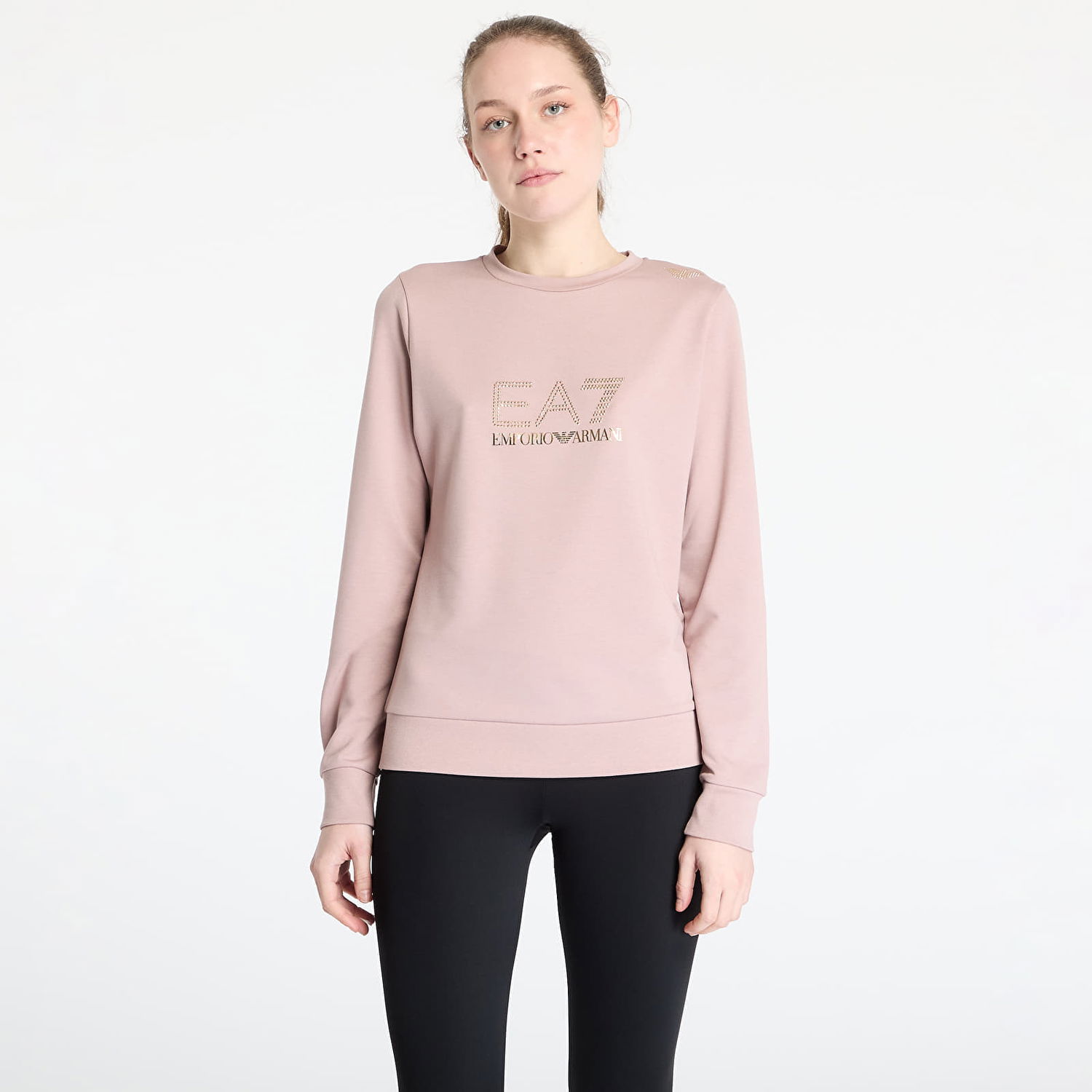 Sweater Emporio Armani EA7 Emporio Armani Train Evolution T-Shirt Lyserød | 8NTM45TJ9RZU4079, 0