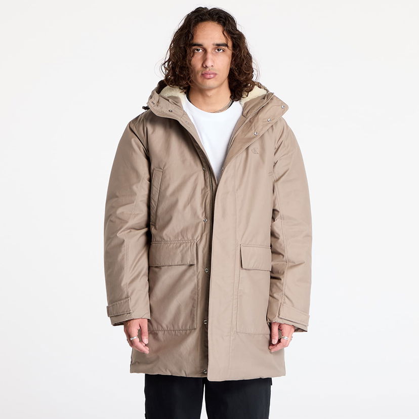Parka CALVIN KLEIN Warm Cotton Nylon Parka Gray Beige | J30J326082 PAV