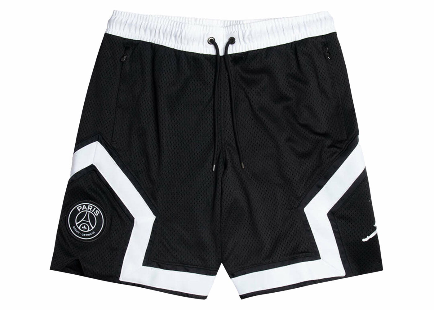 Shorts Jordan Jordan x Paris Saint Germain Diamond Corto Shorts Black/White Sort | BQ8376-010, 0