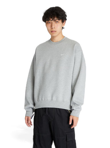 Sweatshirt Nike SoloSwoosh Crew Fleece Grå | CV0554-063