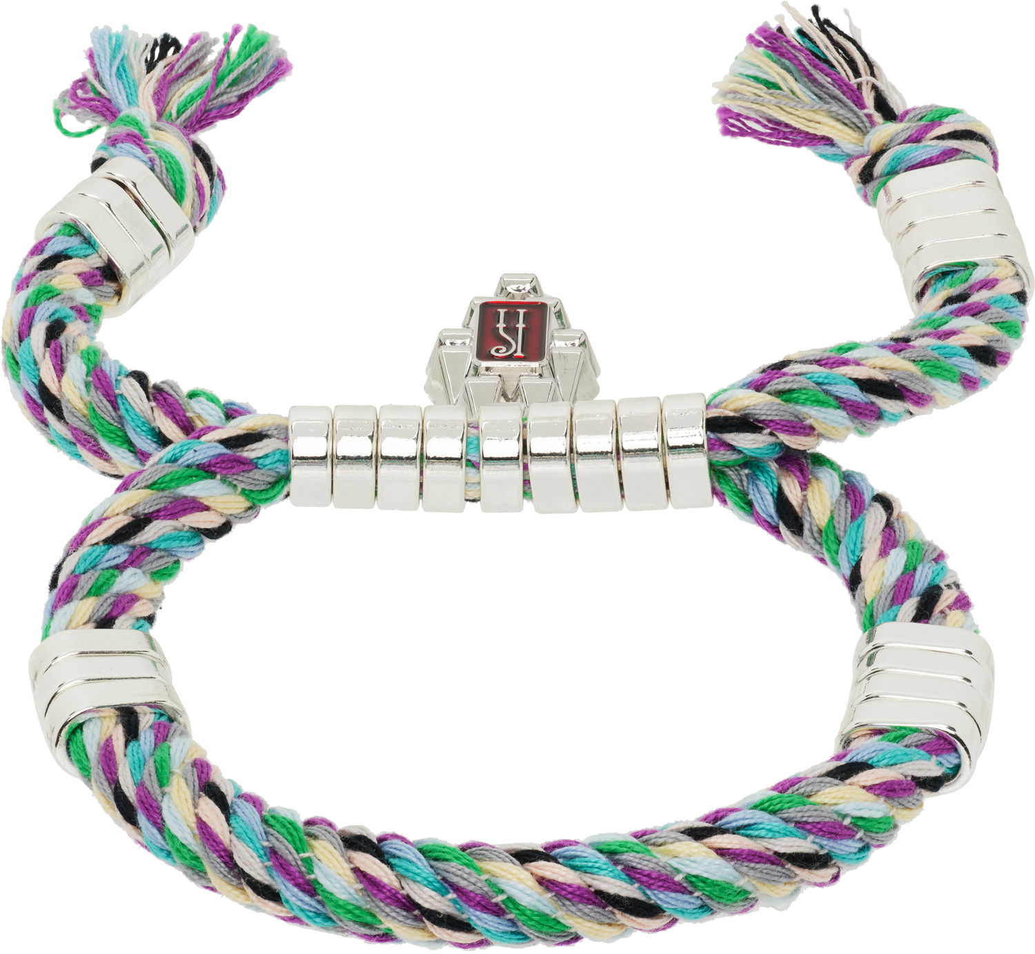 Armbånd KIKO KOSTADINOV Kiko Kostadinov Sable Arms Braided Rope Bracelet with Pendant Flerfarvet | KKWAW25BR02-203, 1