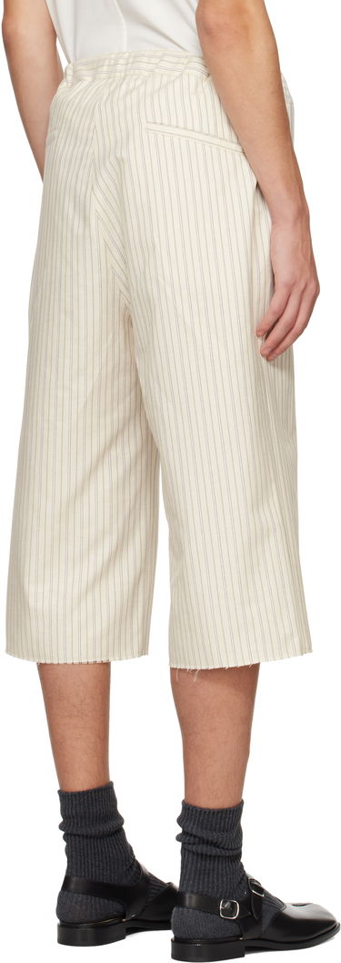 Shorts Maison Margiela Maison Margiela Striped Lounge Shorts Beige | S50MU0080 S76507, 2