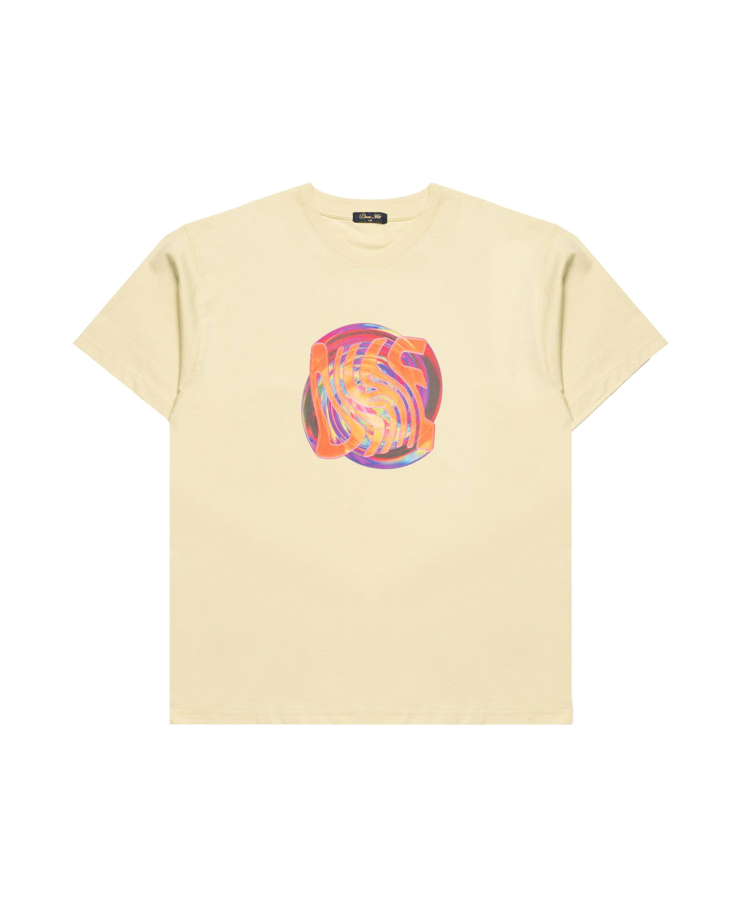 T-shirt Dime Vortex T-Shirt Gul | DIMEFA2569CRE, 0