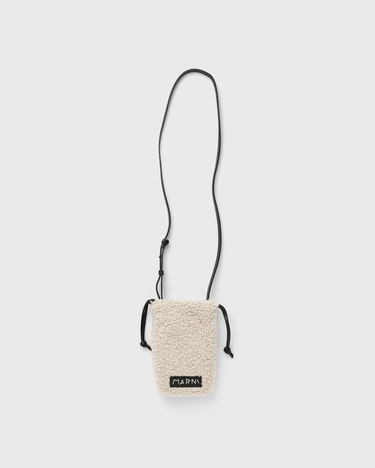 Skuldertaske Marni Sherpa Crossbody Phone Case Beige | TEMI0022Q2-00W11, 1