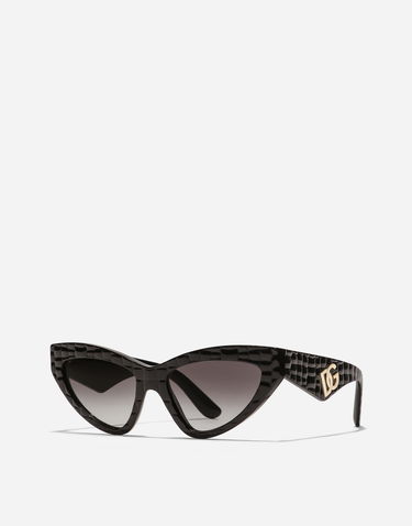 Solbriller Dolce & Gabbana Dolce & Gabbana Crossed Texture Sunglasses New Arrivals Sort | VG443BVP88G9V000, 1