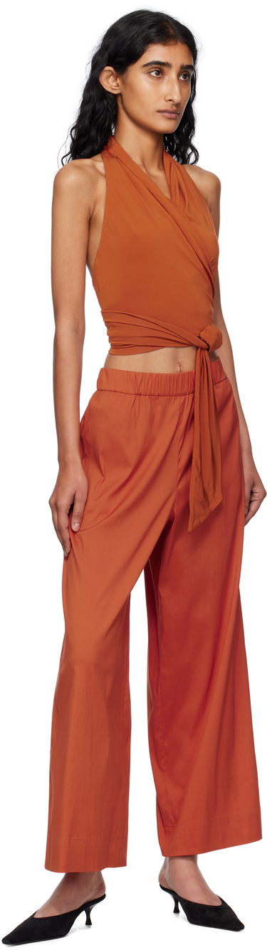 Tanktop Max Mara Max Mara Plinio Wrap Halter Top Orange | 2516941029600, 3