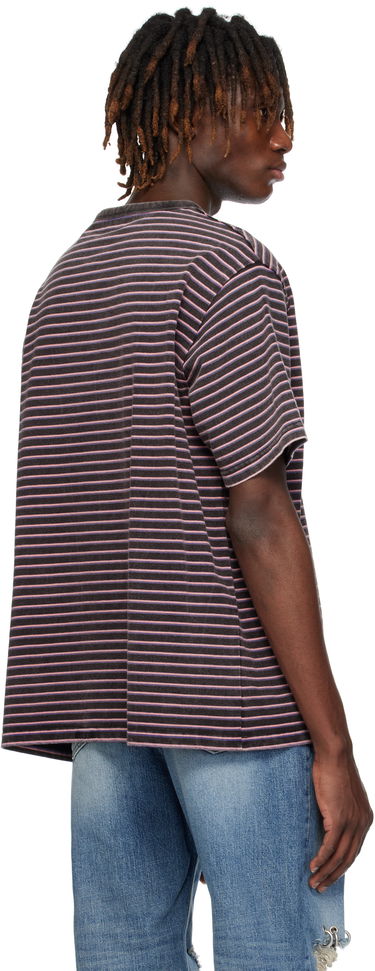 T-shirt We11done We11done Logo Striped T-Shirt Flerfarvet | WD-TT0-25-736-U-BK, 2