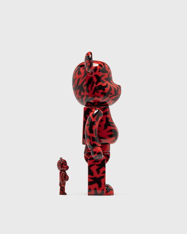 Collectible Medicom Toy ALFRED HITCHCOCK THE BIRDS 100% & 400% BE@RBRICK Set Rød | MED1244, 1