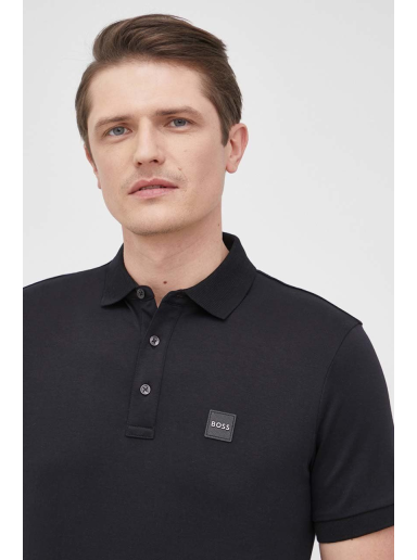 T-shirt BOSS Polo Shirt Logo Badge Sort | 50467115