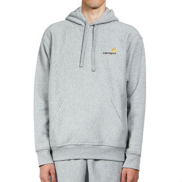 Sweatshirt Carhartt WIP Hooded American Script Grå | I028279.V6.XX, 2