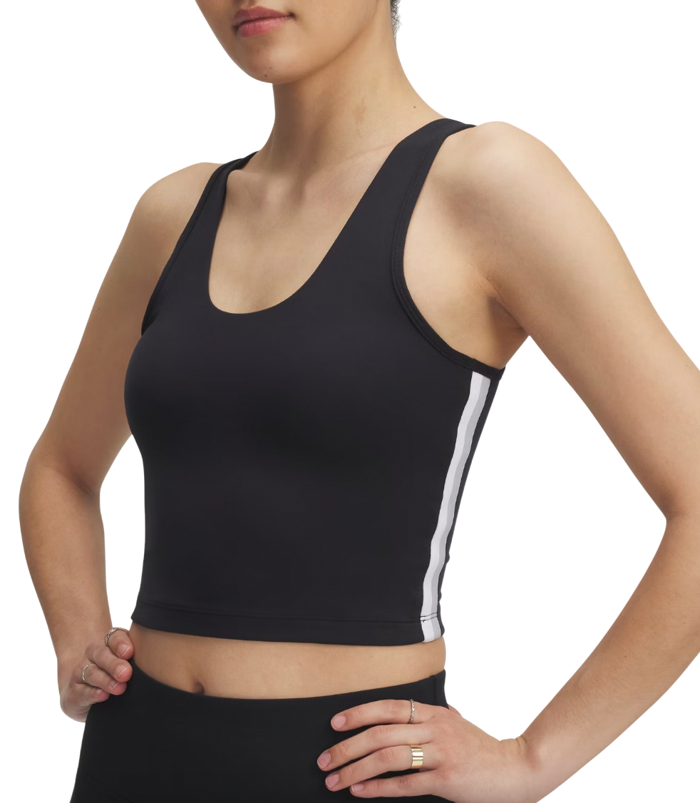 Crop top Under Armour UA Motion Sport Tape Crop Tank Sort | 6005844-006, 0